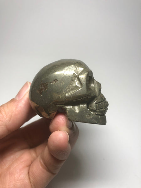 Pyrite Crystal Skull 134g