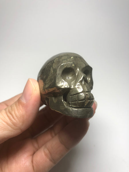 Pyrite Crystal Skull 134g