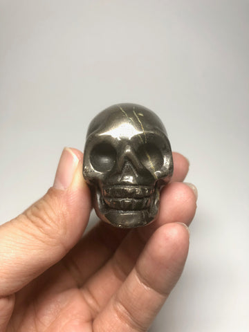 Pyrite Crystal Skull 136g