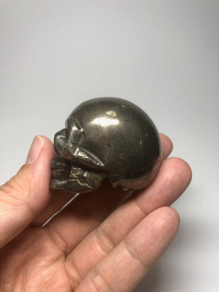 Pyrite Crystal Skull 136g