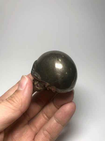 Pyrite Crystal Skull 136g