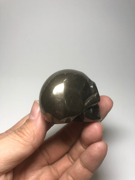 Pyrite Crystal Skull 136g