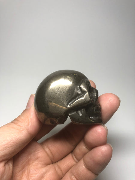 Pyrite Crystal Skull 136g