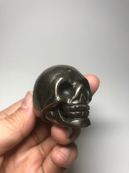Pyrite Crystal Skull 136g