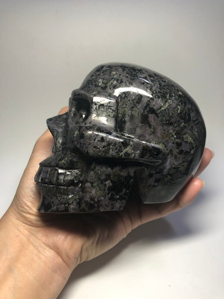 Mystic Merlinite Crystal Skull 1480g
