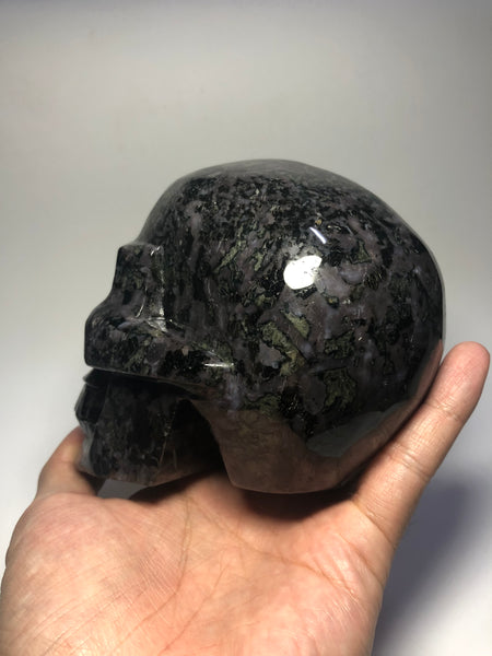 Mystic Merlinite Crystal Skull 1480g