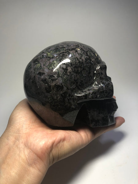 Mystic Merlinite Crystal Skull 1480g