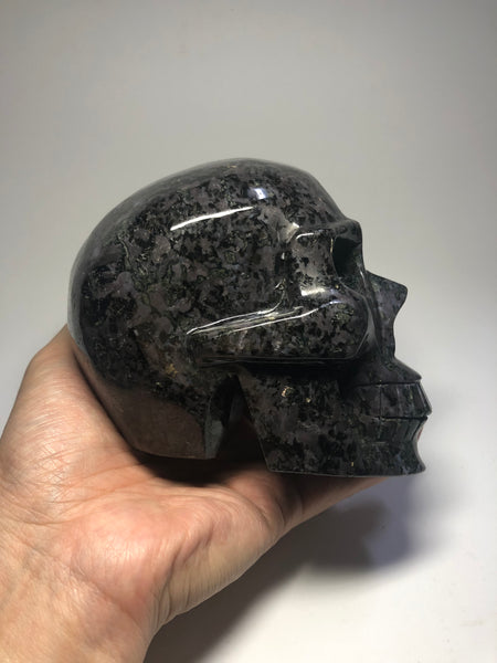 Mystic Merlinite Crystal Skull 1480g