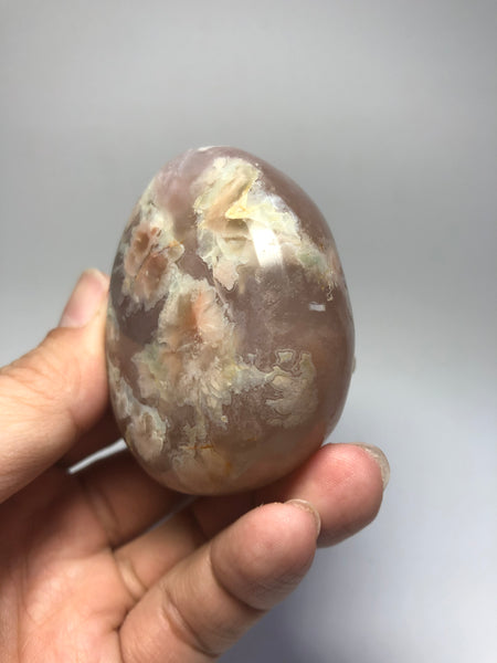 Flower Agate Palm Stones 148g