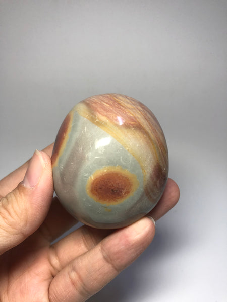 Polychrome Jasper Palm Stones 151g