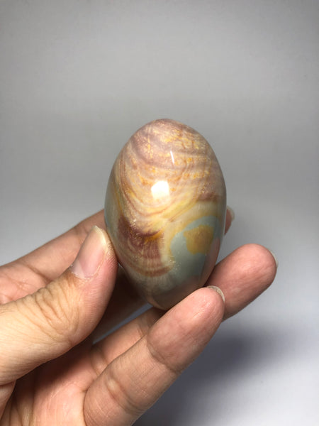 Polychrome Jasper Palm Stones 151g