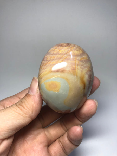 Polychrome Jasper Palm Stones 151g