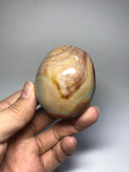 Polychrome Jasper Palm Stones 151g
