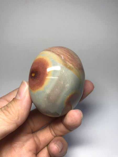 Polychrome Jasper Palm Stones 151g