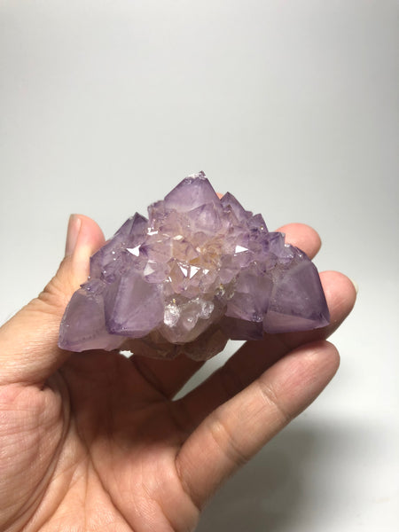 Amethyst Spirit Cactus Quartz Raw Crystals 156g