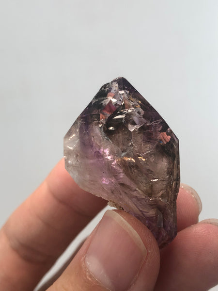 Amethyst Quartz Double Terminated Raw Crystals 16g