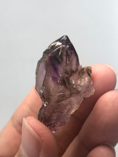 Amethyst Quartz Double Terminated Raw Crystals 16g