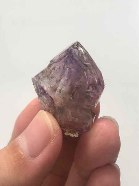 Amethyst Quartz with Mini Enhydro Raw Crystals 16g