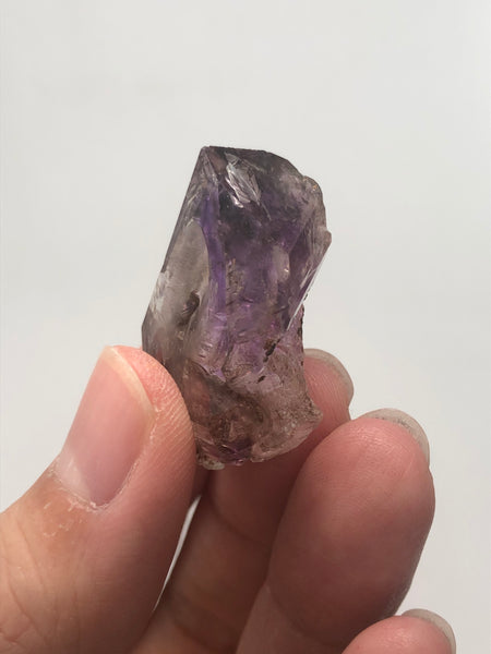 Amethyst Quartz with Mini Enhydro Raw Crystals 16g