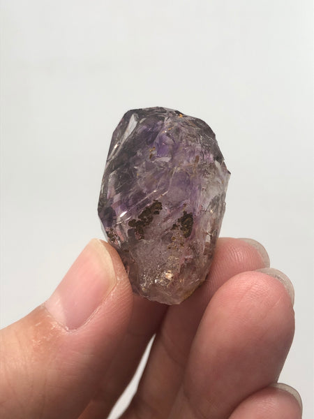 Amethyst Quartz with Mini Enhydro Raw Crystals 16g