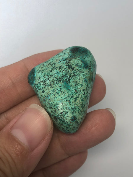 Chrysocolla with Heterogenite Tumbled Stones 16g