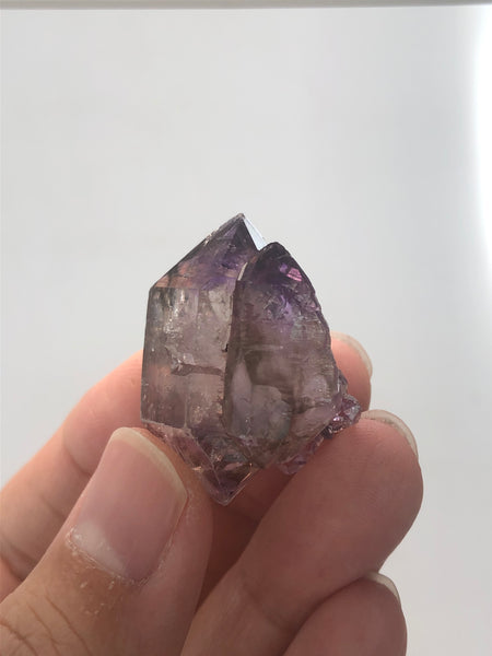 Amethyst Quartz Double Terminated Raw Crystals 18g