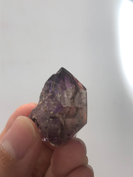 Amethyst Quartz Double Terminated Raw Crystals 18g