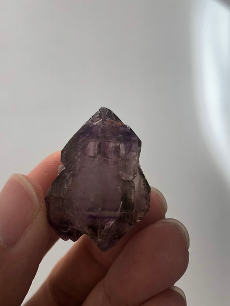 Amethyst Quartz Double Terminated Raw Crystals 18g