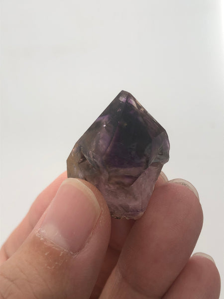 Amethyst Quartz with Mini Enhydro Raw Crystals 18g