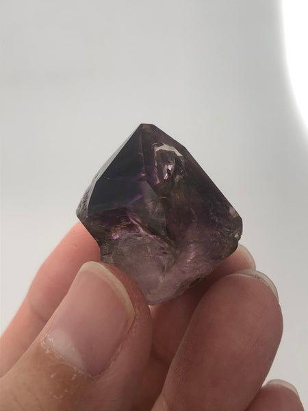 Amethyst Quartz with Mini Enhydro Raw Crystals 18g