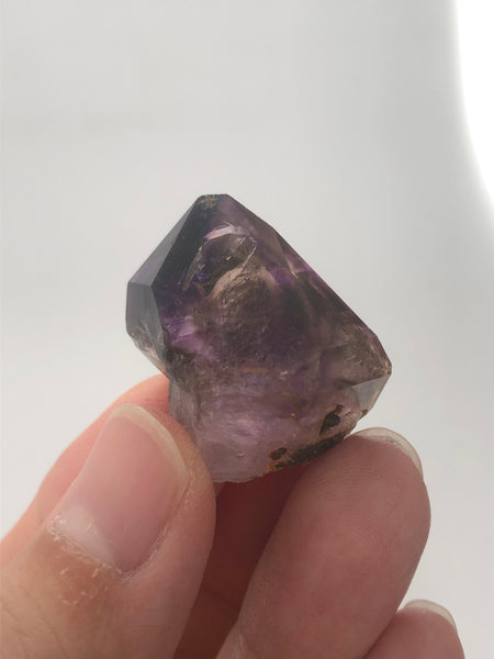Amethyst Quartz with Mini Enhydro Raw Crystals 18g