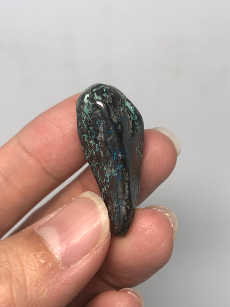 Chrysocolla with Dioptase Tumbled Stones 19g