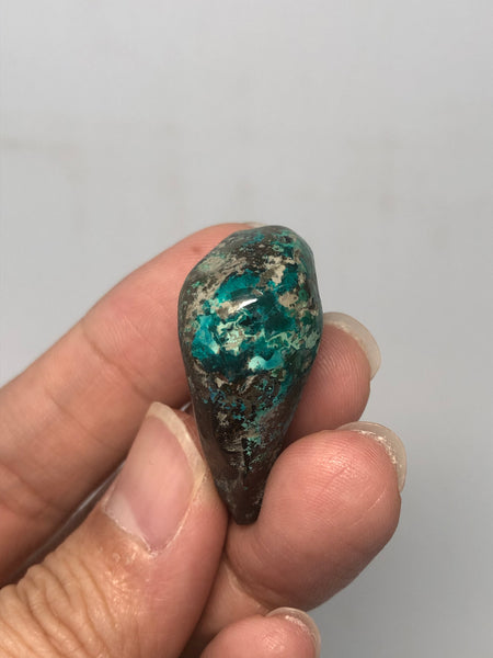 Chrysocolla with Dioptase Tumbled Stones 19g