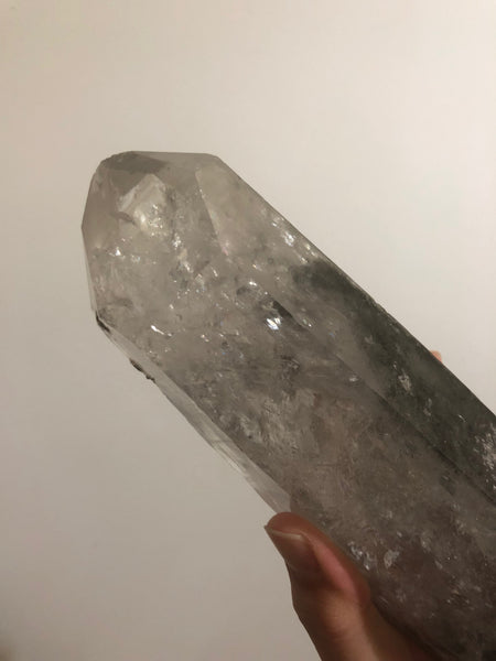 Tibetan Quartz Point with Enhydro 2042g