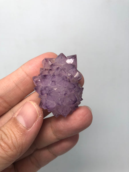 Amethyst Spirit Cactus Quartz Raw Crystals 20g