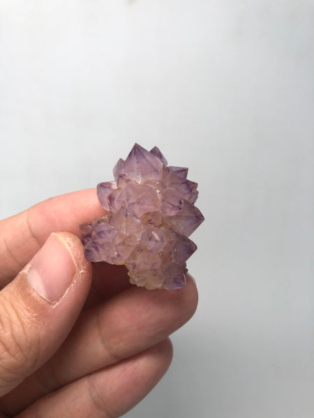Amethyst Spirit Cactus Quartz Raw Crystals 21g