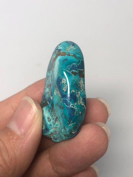 Shattuckite with Chrysocolla Tumbled Stones 21g