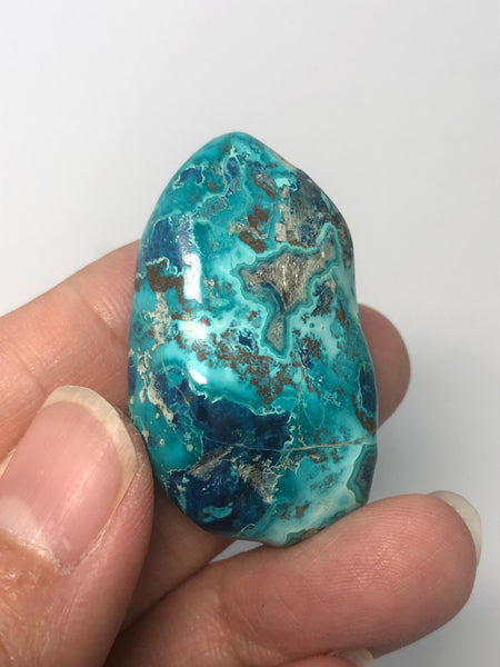 Shattuckite with Chrysocolla Tumbled Stones 21g