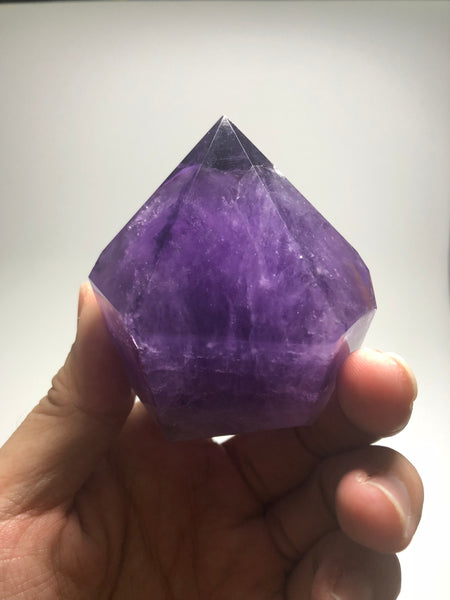 Polished Amethyst Crystals Point 226g