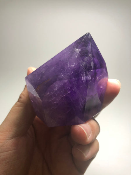 Polished Amethyst Crystals Point 226g
