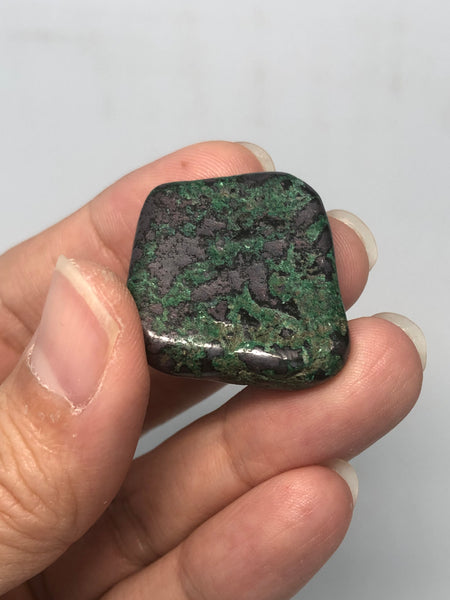 Dioptase with Heterogenite Tumbled Stones 22g