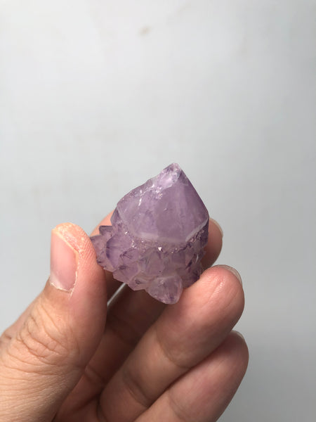 Amethyst Spirit Cactus Quartz Raw Crystals 22g