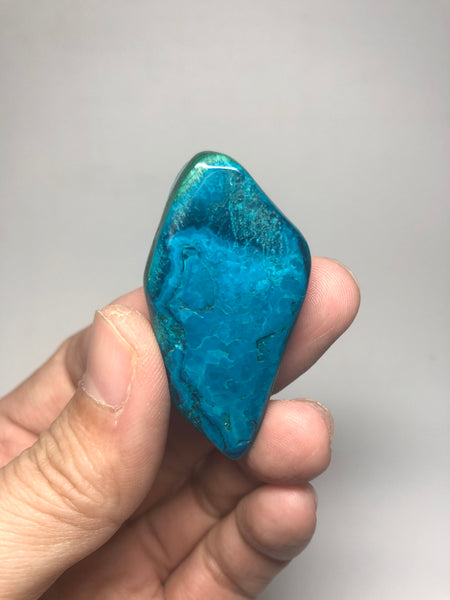 Chrysocolla Malachite with Heterogenite Raw Crystals 23g