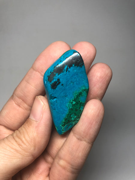 Chrysocolla Malachite with Heterogenite Raw Crystals 23g