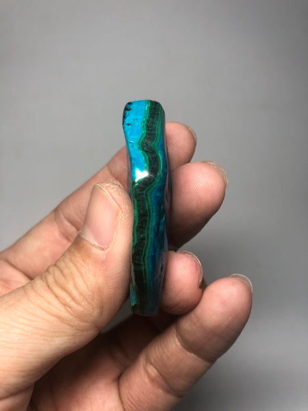 Chrysocolla Malachite with Heterogenite Raw Crystals 23g