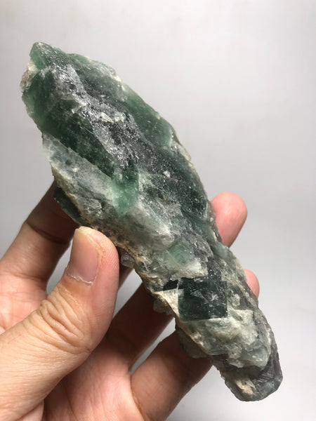 Cubic Green Fluorite Cluster Raw Crystals 240g