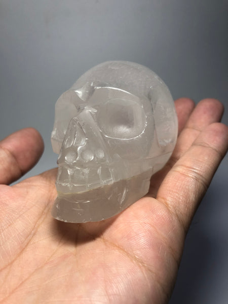 Selenite Crystal Skull 250g