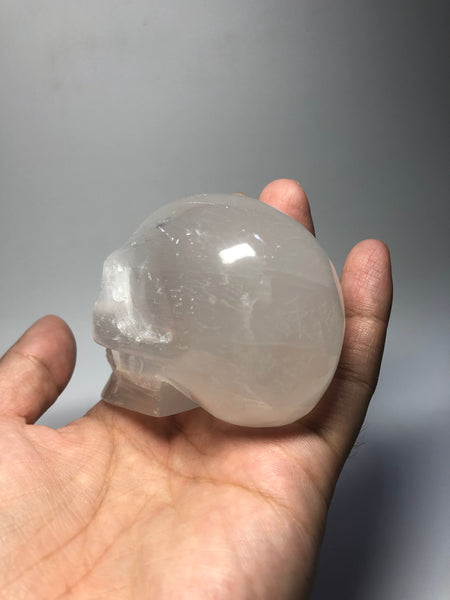 Selenite Crystal Skull 250g