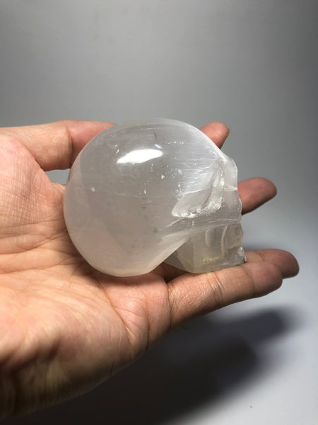 Selenite Crystal Skull 250g