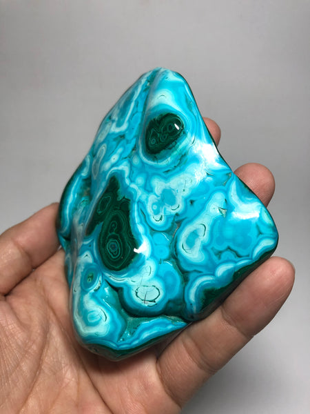 Chrysocolla Malachite Raw Crystals 259g